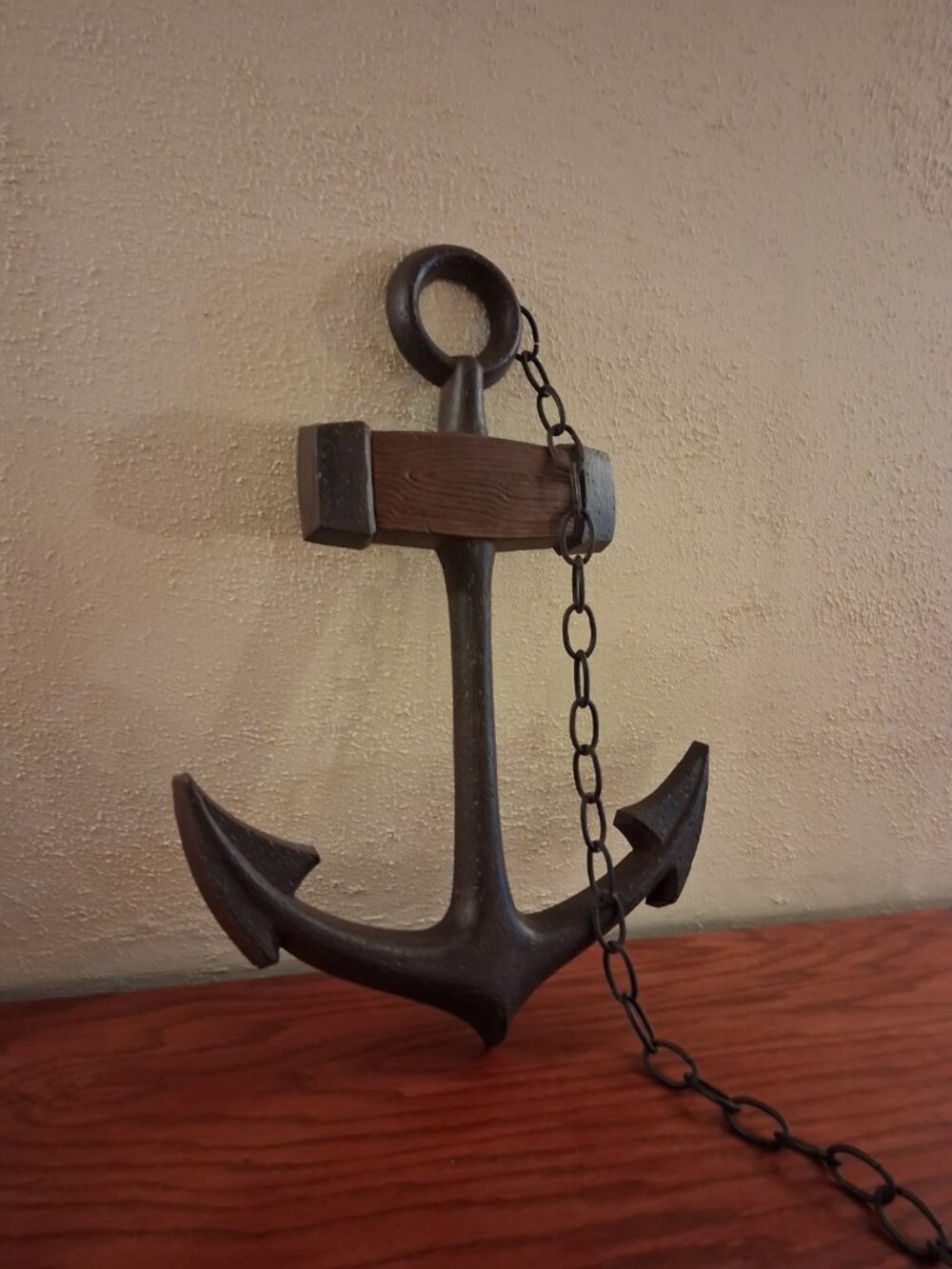 Vintage Anchor Rare Wall Art Sexton 1968 Metal Decoration Maritime Ship Nautical